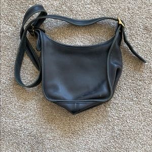 Black Leather Coach Cross Body